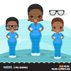 Medical Clipart BUNDLE, doctors, nurses, nicu nurse characters, hospital print and cut PNG digital Designs, covid clip art
