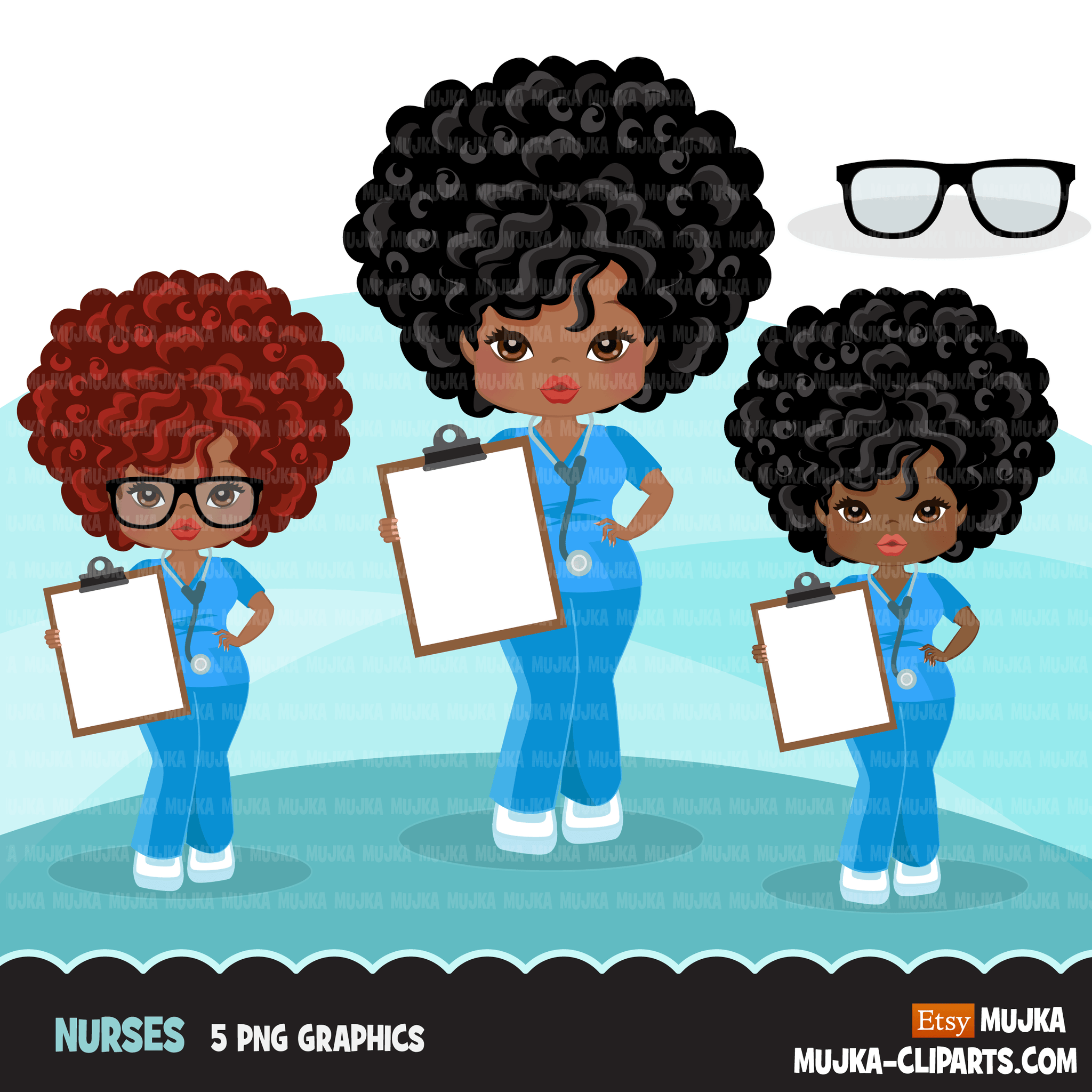Medical Clipart BUNDLE, doctors, nurses, nicu nurse characters, hospital print and cut PNG digital Designs, covid clip art