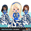 Ankara Fashion Graphics Bundle, Black History African American clipart, commercial use sublimation
