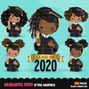 School Education Clipart Bundle. Students, graduates, teachers, distant learning and school elements graphics, boys girls