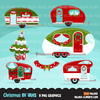 Christmas Clipart Bundle V2, Noel Illustrations, boy, girl, animal, gnomes, nutcracker, mermaids