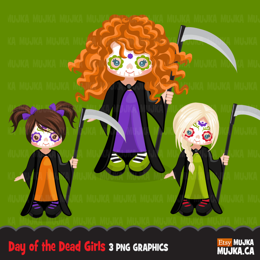 Halloween Clipart Bundle, Pumpkins, witches, Halloween baby, Halloween party boys & girls clip art commercial use PNG graphics