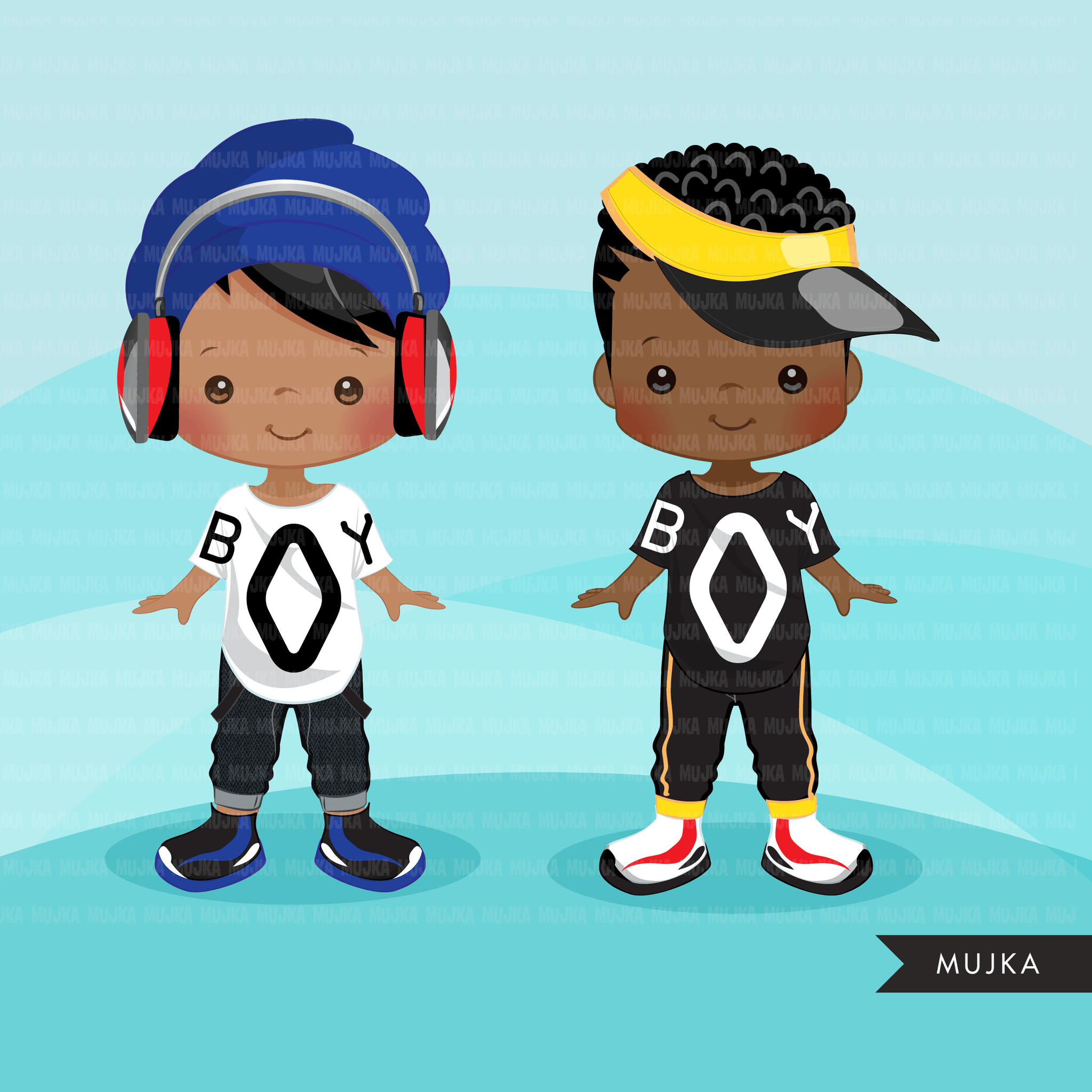 Paquete de imágenes prediseñadas de Paper Doll, gráficos de vestir, trajes de moda para niños, niñas y niños, gráficos de sublimación png