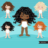 Paquete de imágenes prediseñadas de Paper Doll, gráficos de vestir, trajes de moda para niños, niñas y niños, gráficos de sublimación png