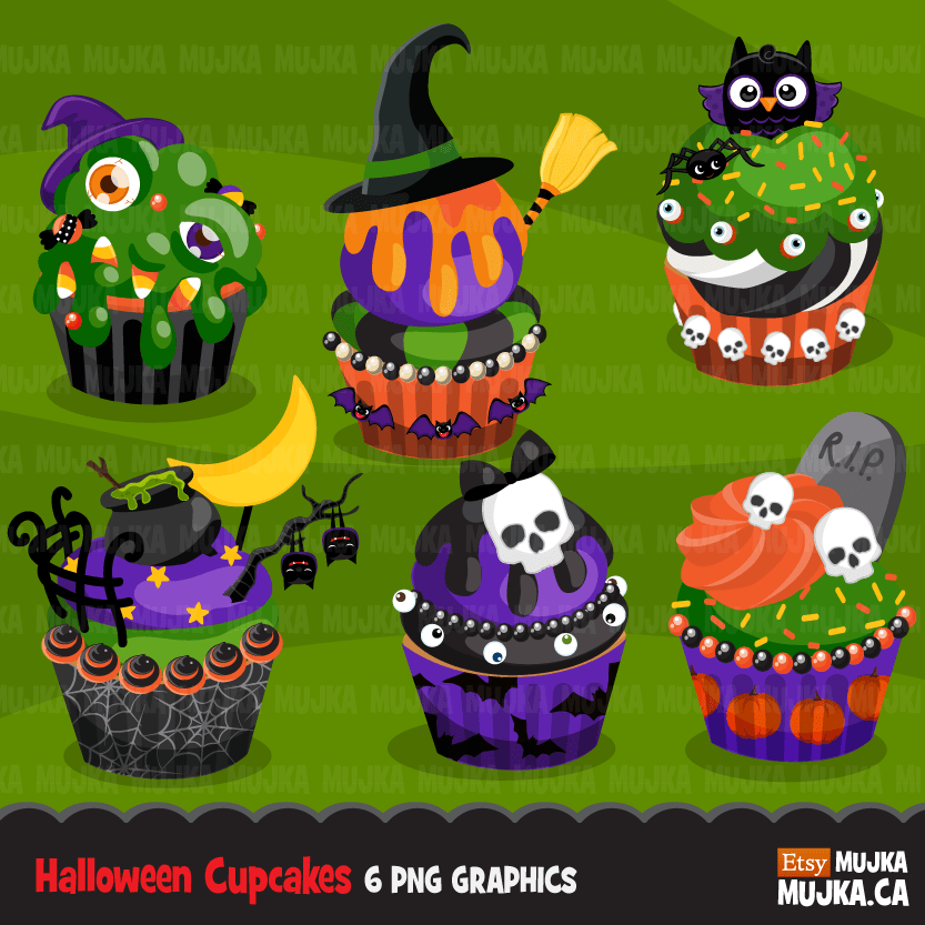 Halloween Clipart Bundle, Pumpkins, witches, Halloween baby, Halloween party boys & girls clip art commercial use PNG graphics