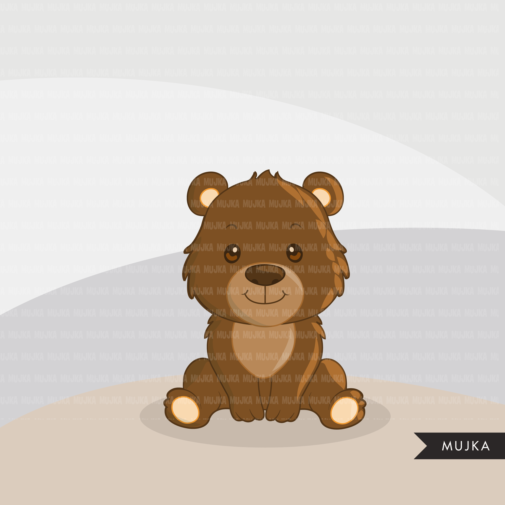 Paquete de imágenes prediseñadas de Safari. Colección de animales de safari, personajes y gráficos de safari, leones, jirafas, hipopótamos, cebras y gráficos de monos.