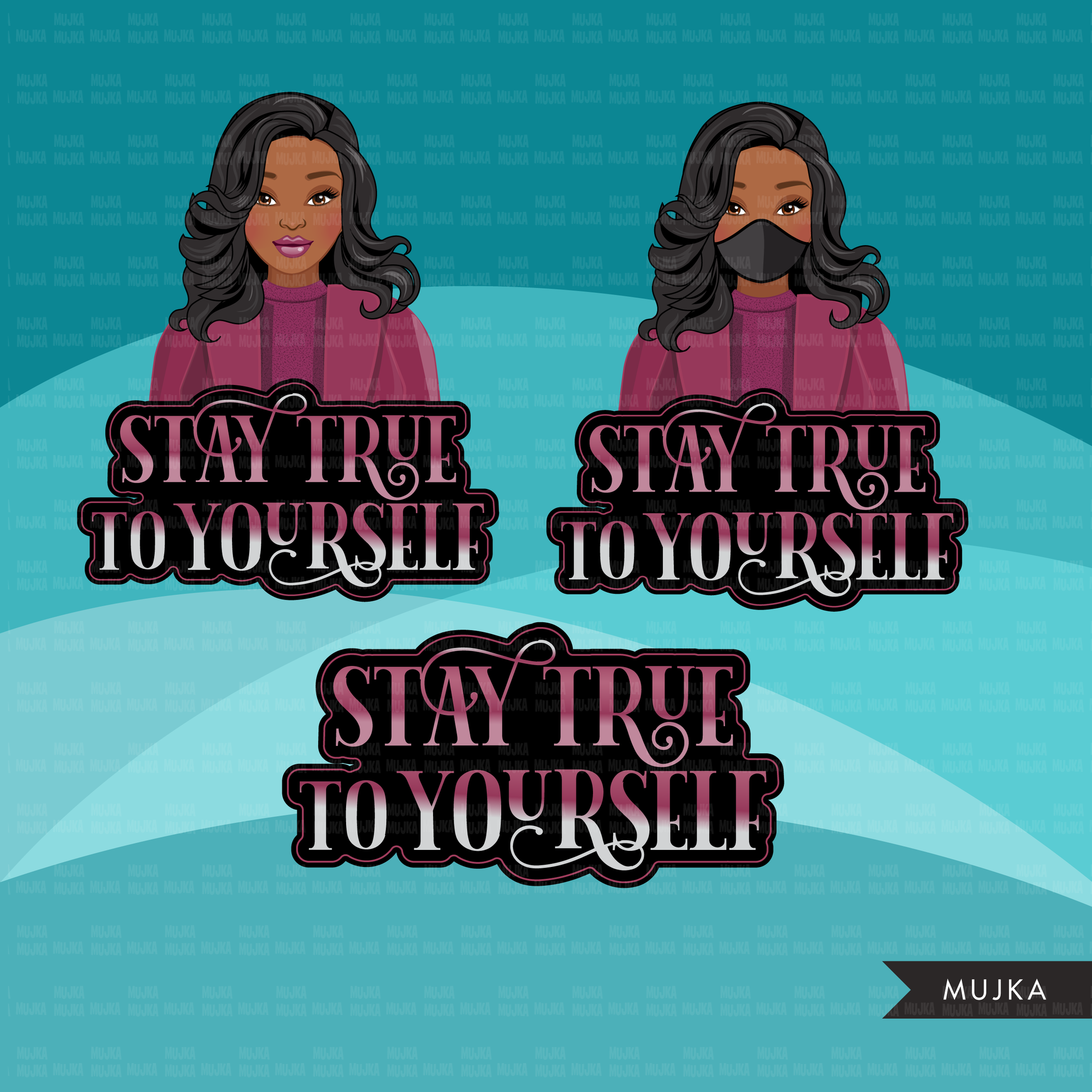 Michelle Obama inauguration 2021 fashion clipart, stay true to yourself, black history figures graphics, PNG