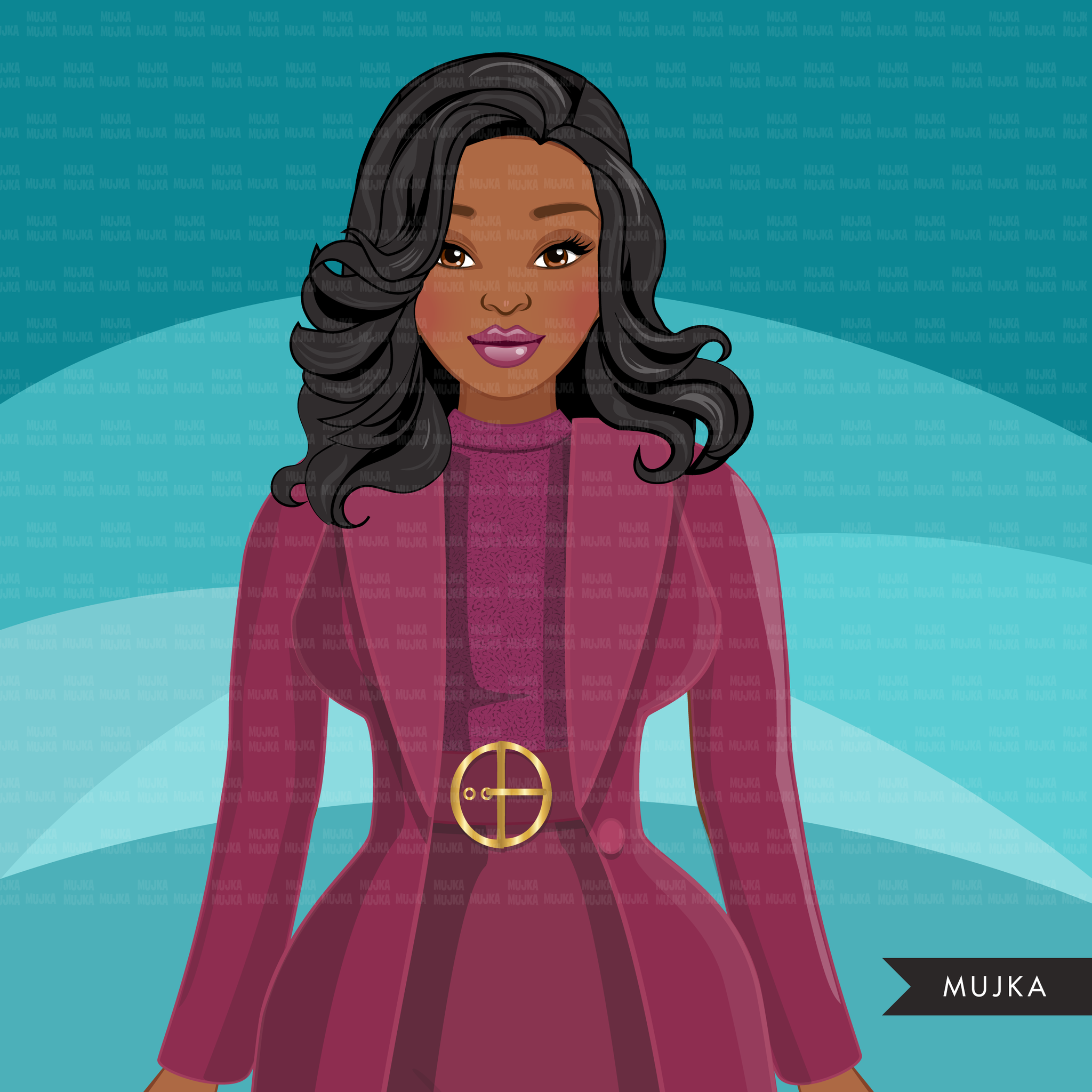 Michelle Obama inauguration 2021 fashion clipart, stay true to yourself, black history figures graphics, PNG