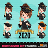 School Education Clipart Bundle. Students, graduates, teachers, distant learning and school elements graphics, boys girls