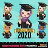 School Education Clipart Bundle. Students, graduates, teachers, distant learning and school elements graphics, boys girls
