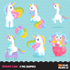 Valentine clipart Design Bundle V1, Cute celebration graphics, boys and girls, animals