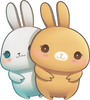 Free Valentine Bunnies, cute bunny clipart, cute animal cliparts