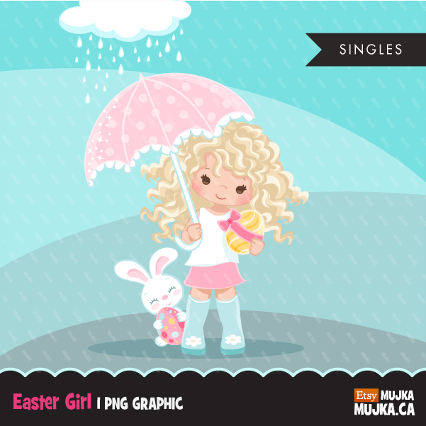 Easter Spring Clipart Bundle, gnomes, bunny, kids, eggs, animals, plants, llama graphics commercial use PNG clip art