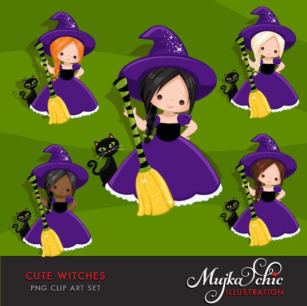 cute witch clip art