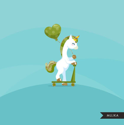 St Patricks Day unicorn