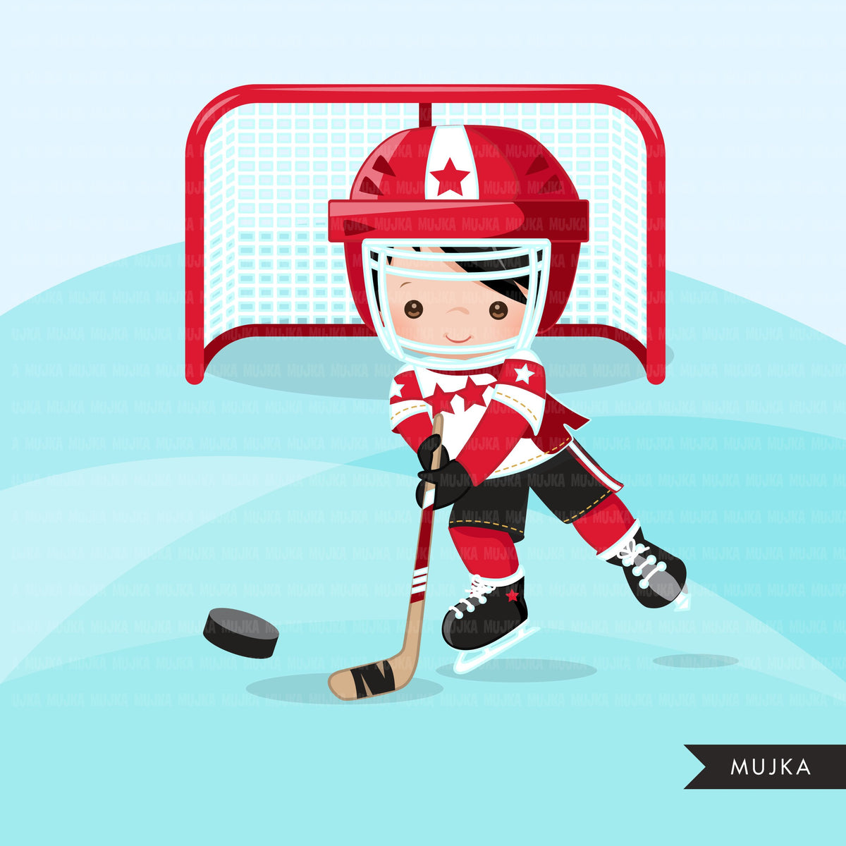 Hockey jersey - clip art by Red Penguin Studio