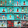 Paquete de imágenes prediseñadas de Navidad. Noel Ilustraciones, niño, niña, animal, invierno
