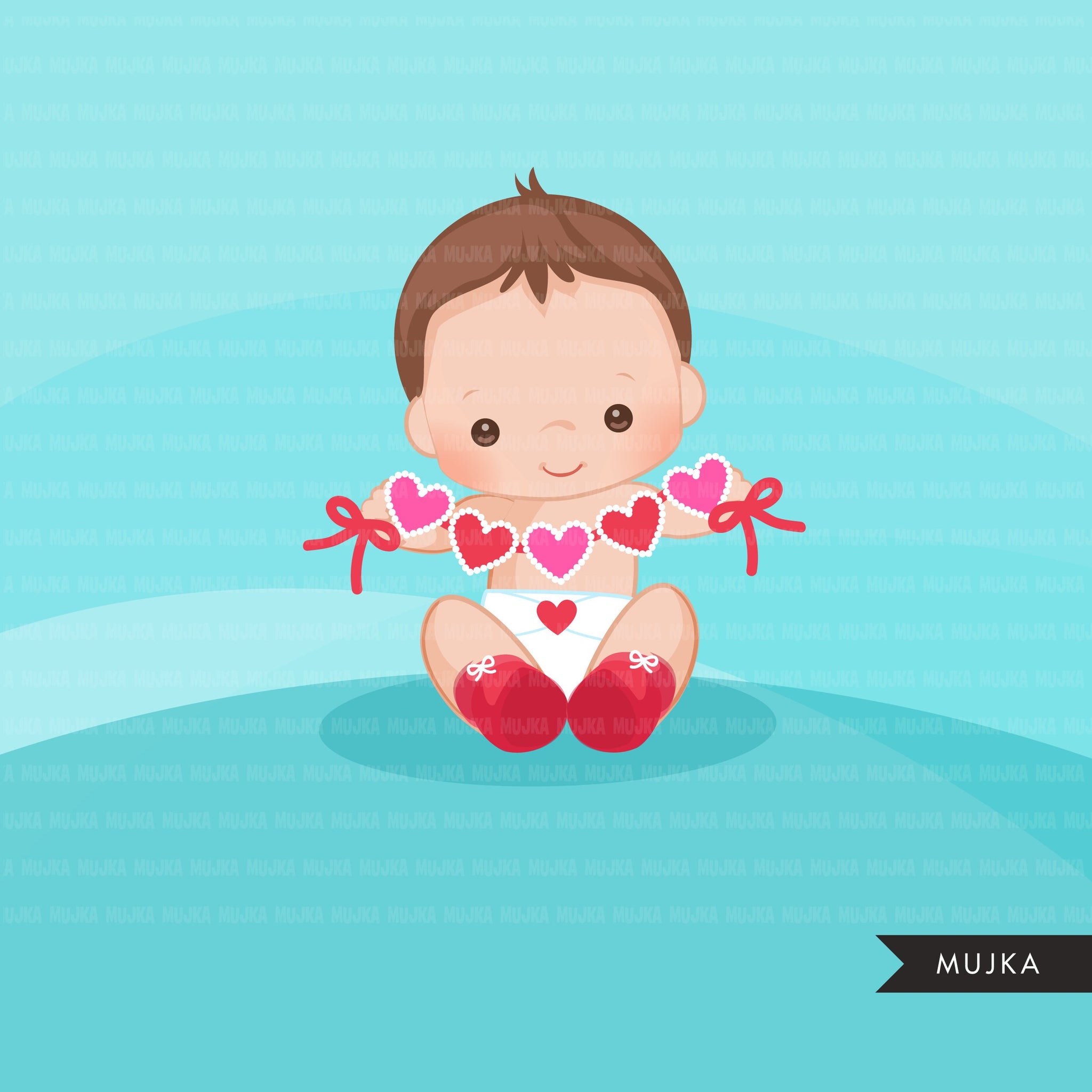 Valentine's Day Baby clipart
