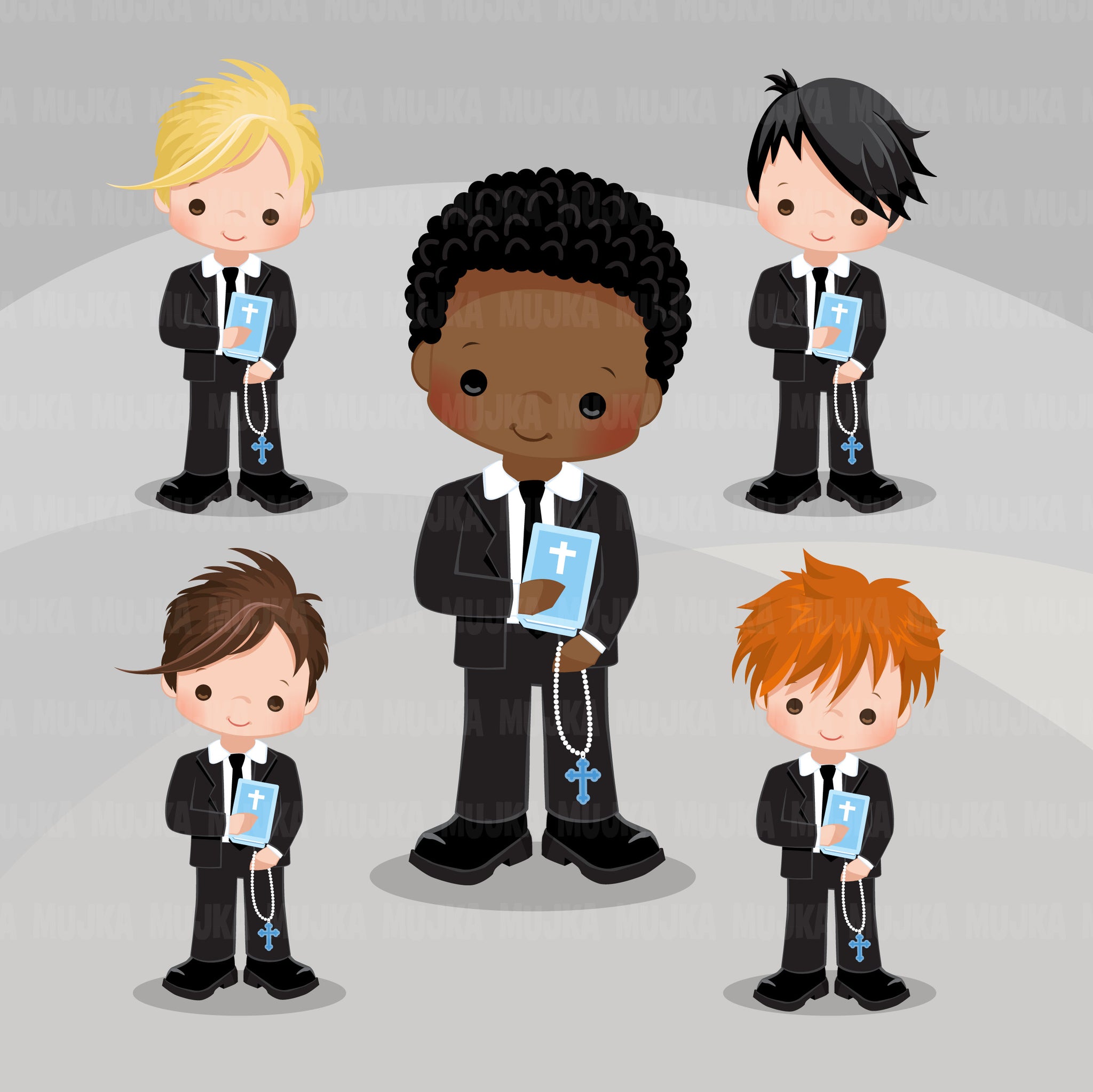 Clipart Primera Comunión para niños religiosos