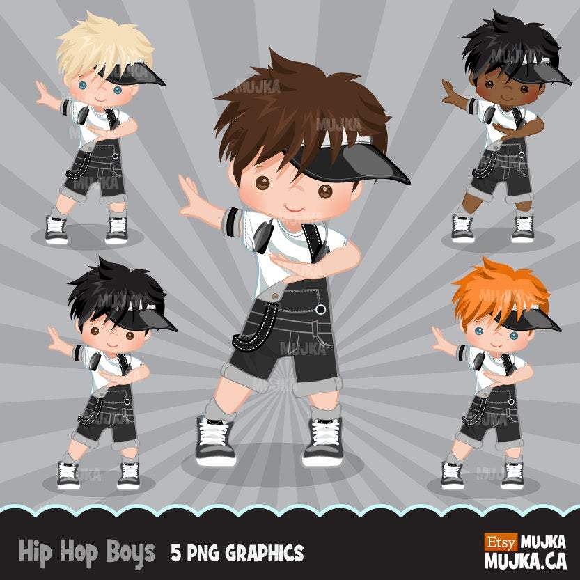 Hip hop Clipart Bundle, Music, dance sublimation t-shirt  graphics commercial use PNG clip art