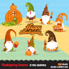 Gnomes Clipart Bundle, Easter, St Patrick's Day, School, Valentines, birthday, Halloween, Christmas, commercial use PNG clip art