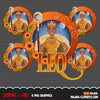 Zodiac Leo Clipart, Png digital download, Sublimation Graphics for Cricut & Cameo, Black Woman Horoscope sign designs