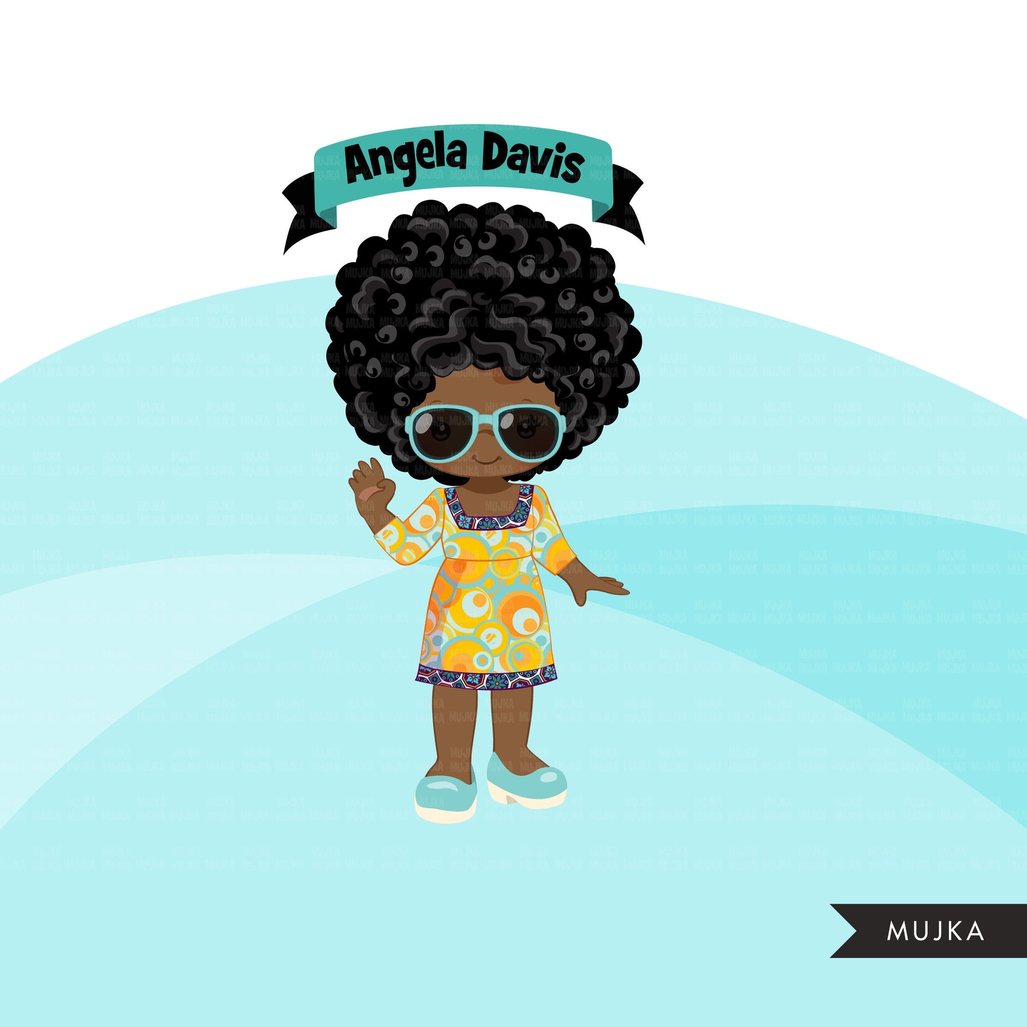 Black history figures clipart BUNDLE, Malcolm X, Kamala Harris, Barack Obama, Ruby Bridges, Mae Jemison, Shirley Chisholm  clip art PNG