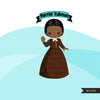 Black history figures clipart BUNDLE, Malcolm X, Kamala Harris, Barack Obama, Ruby Bridges, Mae Jemison, Shirley Chisholm  clip art PNG