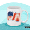 Free Patriotic clipart, Constitution American flag sublimation designs download, 4th of July graphics, USA American Long May it wave png
