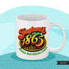 Juneteenth clipart, black history sublimation designs, 1865 png