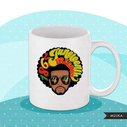 Juneteenth clipart, Juneteenth Black man, black history sublimation designs, 1865 png