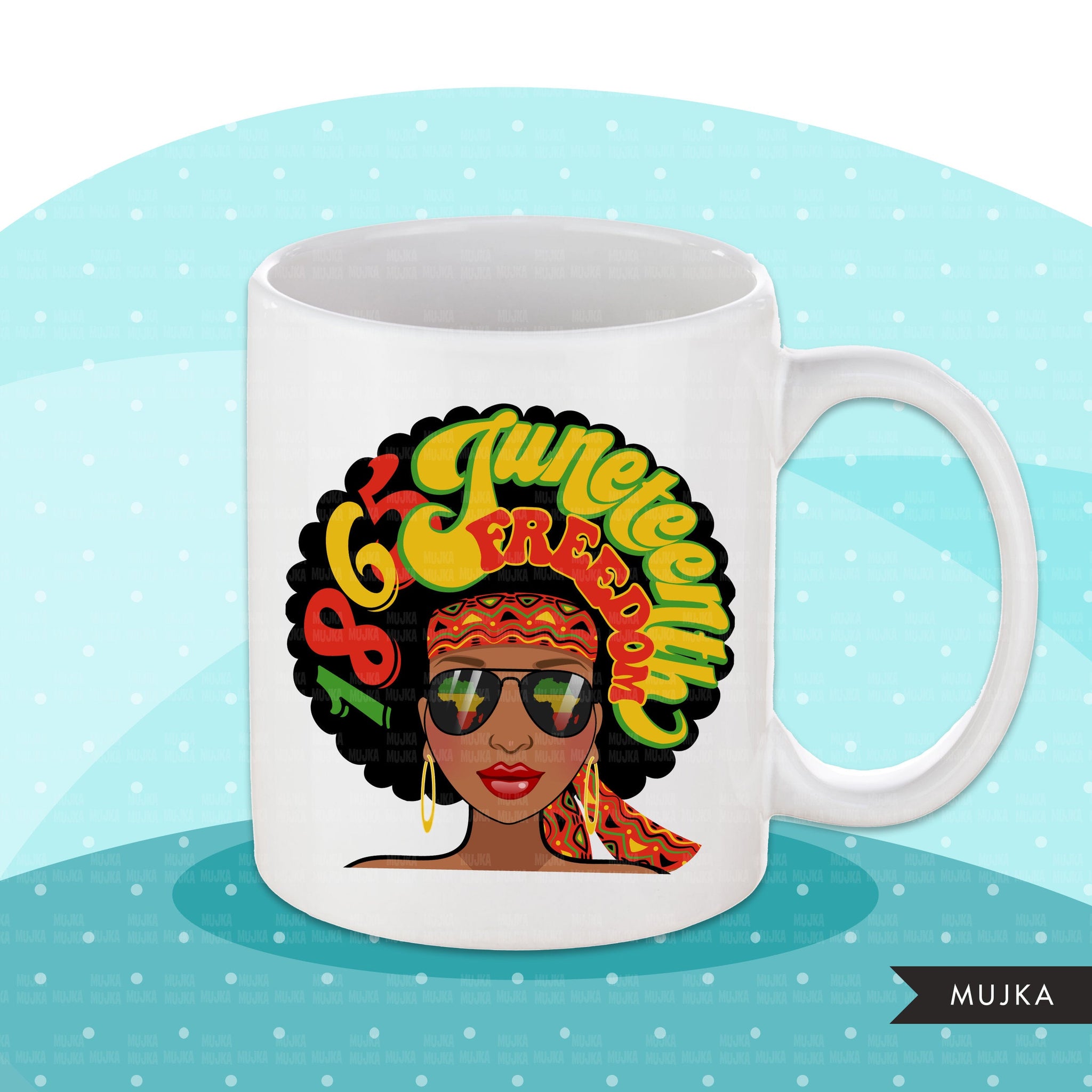 Juneteenth clipart, Black woman, black history sublimation designs, 1865 png