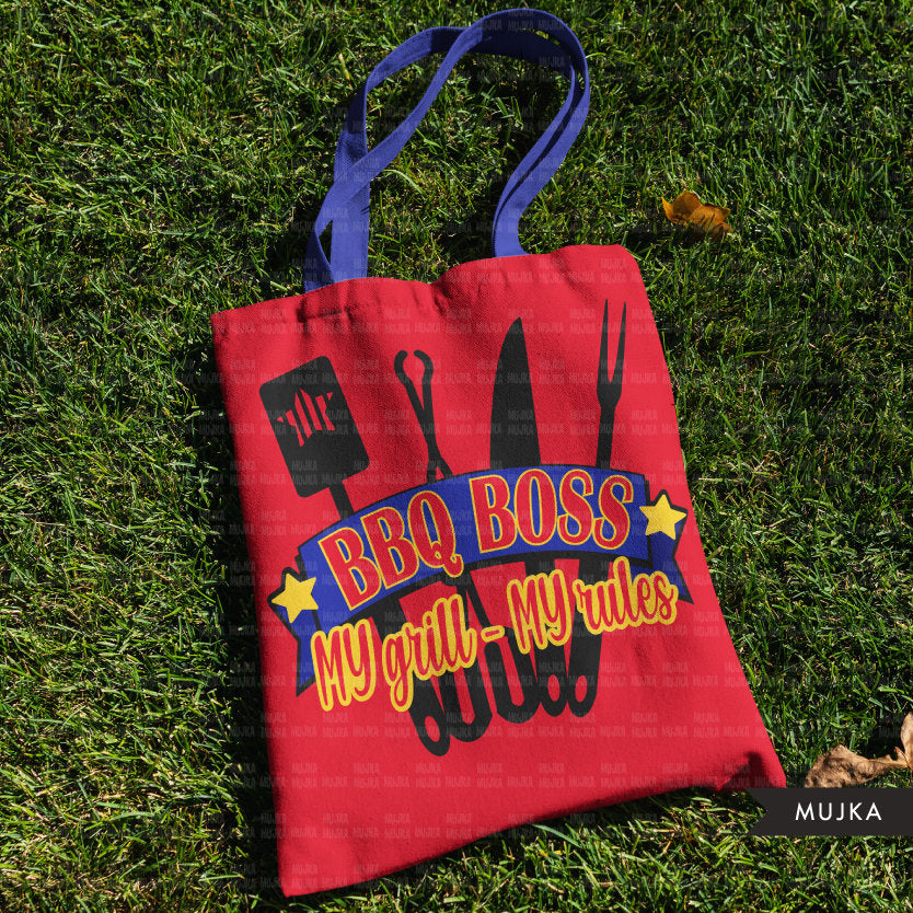 BBQ Boss, bbq clipart, my grill my rules sublimation designs, BBQ BOSS graphics, picnic designs, Bbq boss png, bbq apron digital download