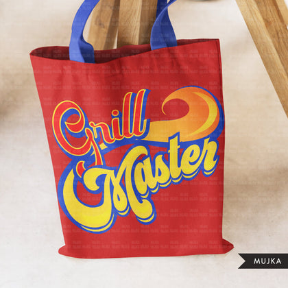 Grillmaster, grill master png, BBQ clipart, bbq sublimation designs, grillmaster png, picnic graphics, digital download