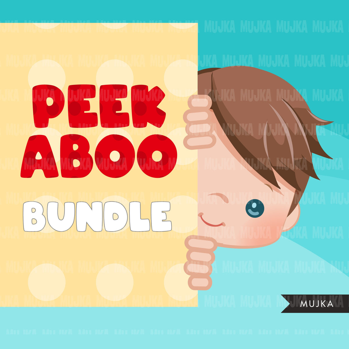 Peekaboo Clipart Bundle, Peekaboo girl, peekaboo boy, Best friends, si ...