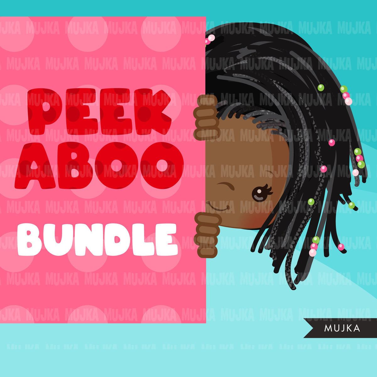 Peekaboo Clipart Bundle, Peekaboo girl, peekaboo boy, Best friends, si ...