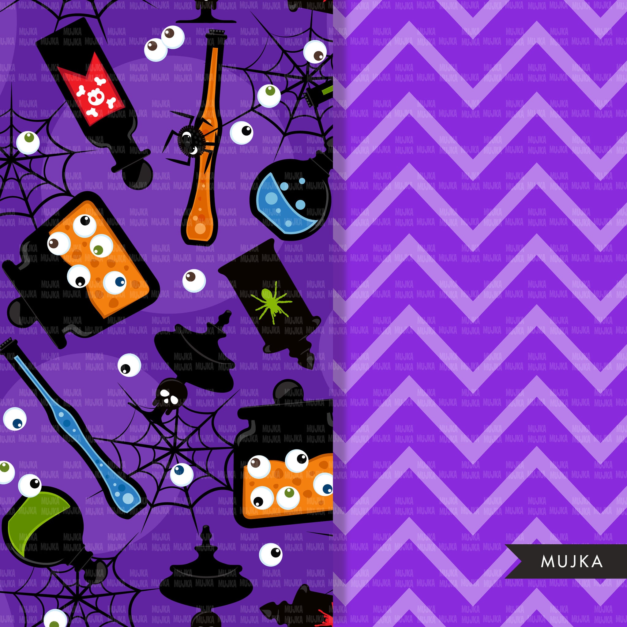 Halloween Digital Papers, Halloween seamless pattern, Halloween sublimation designs, Halloween papers, Halloween graphics, Halloween png