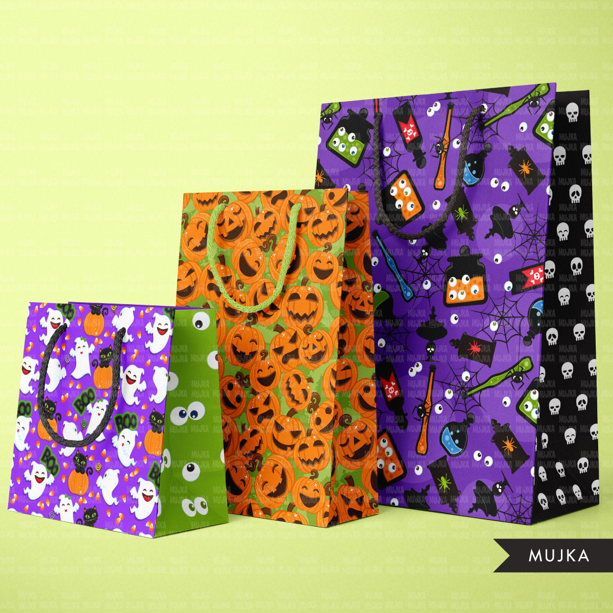 Halloween Digital Papers, Halloween seamless pattern, Halloween sublimation designs, Halloween papers, Halloween graphics, Halloween png