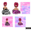 Queen of hearts Png, Fashion doll png, Valentine's Day clipart, Sexy woman png, Watercolor background, queen sublimation designs digital png