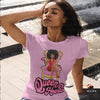 Queen of hearts png, Valentine png, queen black woman clipart, sublimation designs digital, afro fashion doll clipart, planner stickers