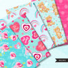 Valentines digital papers, Valentine's day scrapbook papers, Valentine Backgrounds, valentine animals papers, heart background digital png
