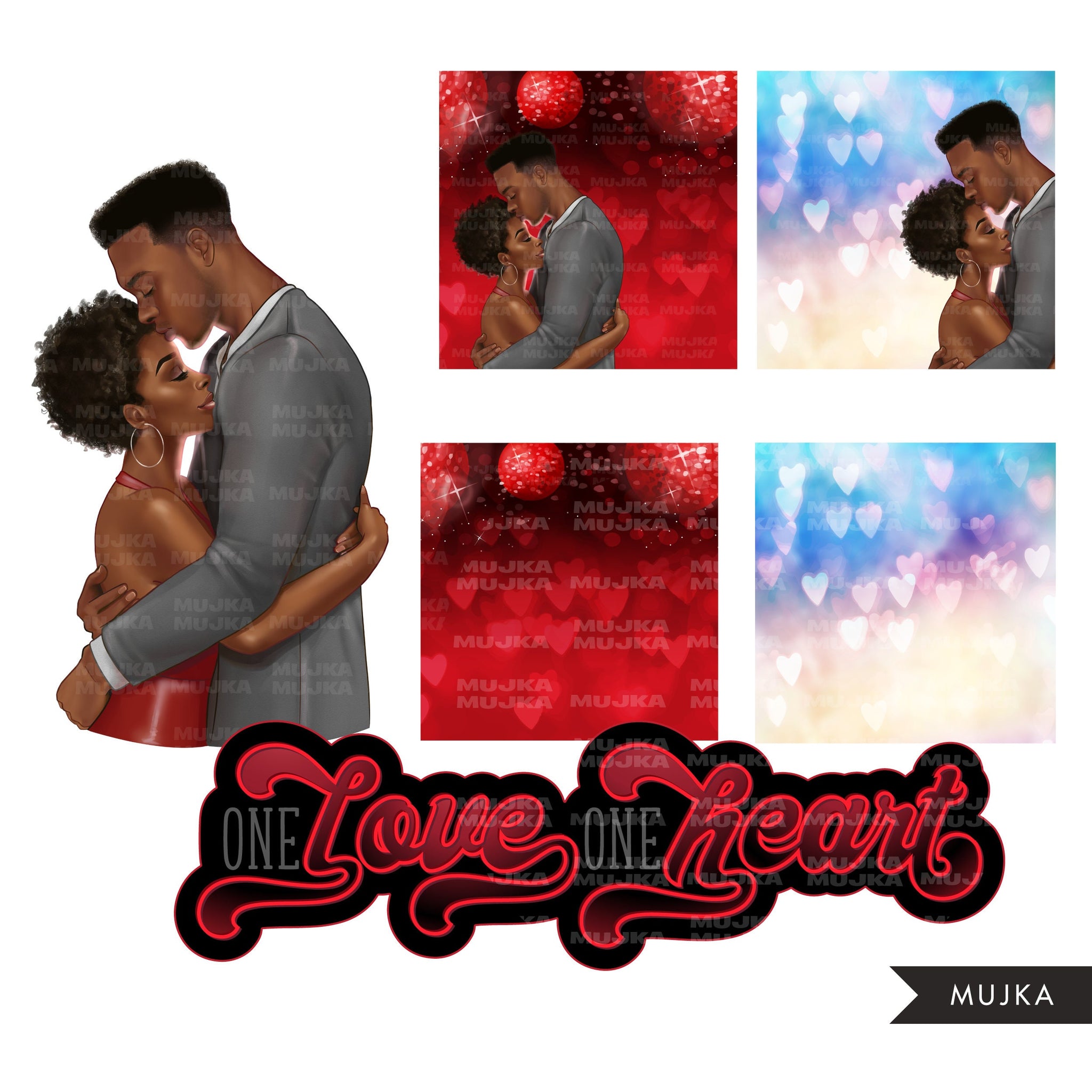 Valentine couple png, love png, African American couple Clipart, black woman png, valentines day sublimation design, planner dolls png