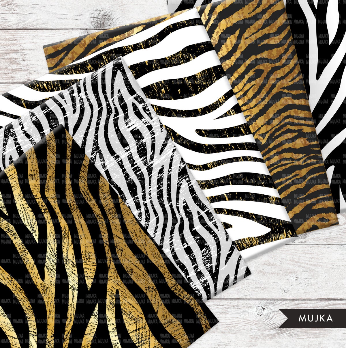 Zebra digital papers, zebra seamless pattern, sublimation designs, digital papers, animal print papers, geometric patterns, scrapbook papers
