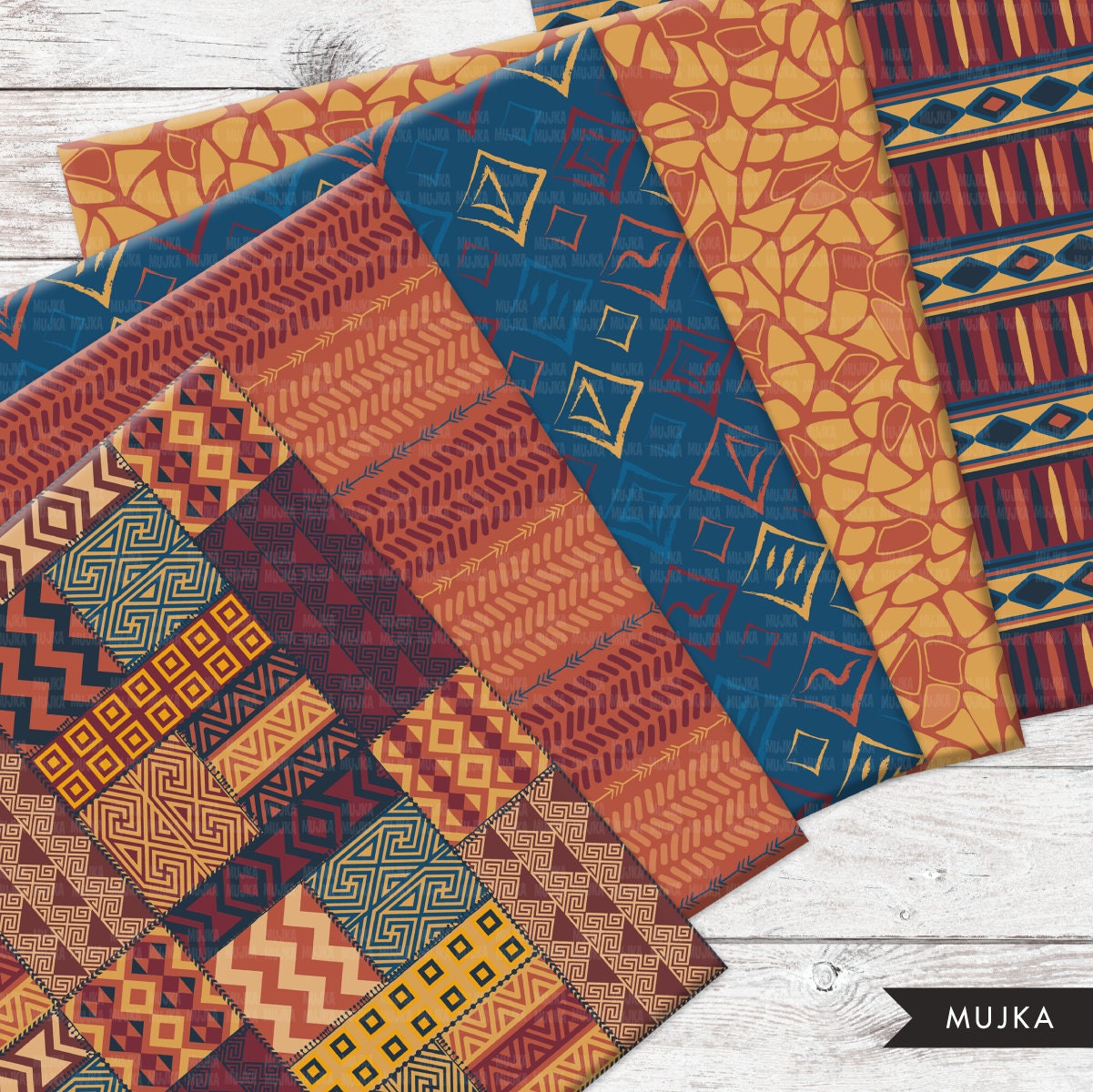 Juneteenth digital papers, African patterns, ankara digital papers, seamless pattern, geometric patterns, black history, African background