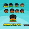 Juneteenth PNG, Peekaboo Clipart Bundle, Peekaboo girl, peekaboo boy, sublimation designs, black boy girl