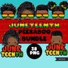 Juneteenth PNG, Peekaboo Clipart Bundle, Peekaboo girl, peekaboo boy, sublimation designs, black boy girl