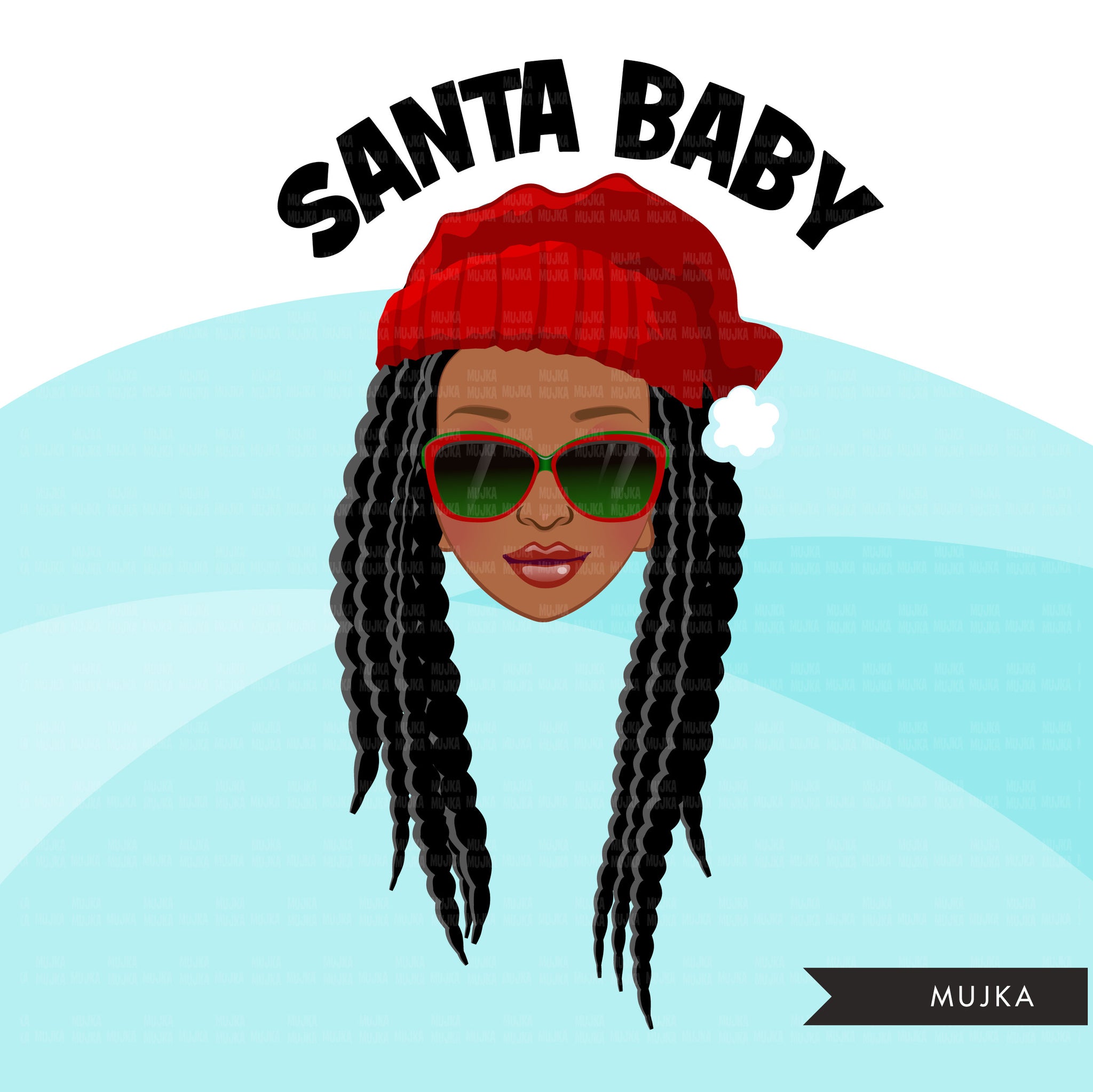 Black Santa Baby PNG, Santa Bundle, Santa ladies Bundle, Christmas clipart, Christmas Bundle, Woman png, Noel graphics, sublimation designs