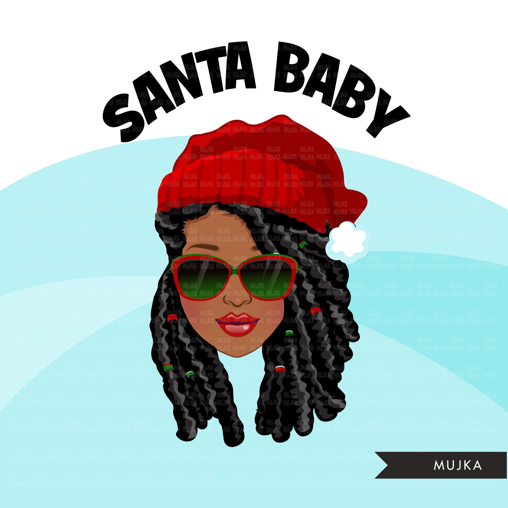 Black Santa Baby PNG, Santa Bundle, Santa ladies Bundle, Christmas clipart, Christmas Bundle, Woman png, Noel graphics, sublimation designs