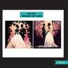 Black couple wall art, black couple printable cards, wedding invitations, bridal shower invitations, bride and groom clipart, black bride valentines