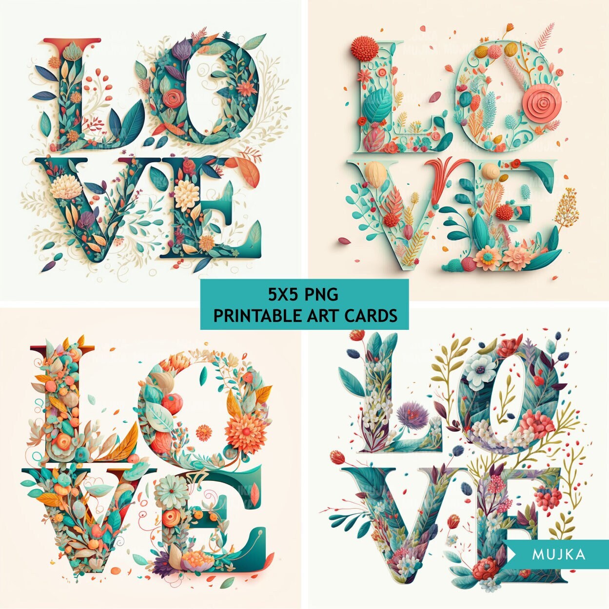 Love cards, printable love stickers, floral prints, love word art, love word printable, love word clip art, love letters png, valentine card